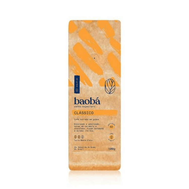 Café Baobá Clássico em grãos 500 g