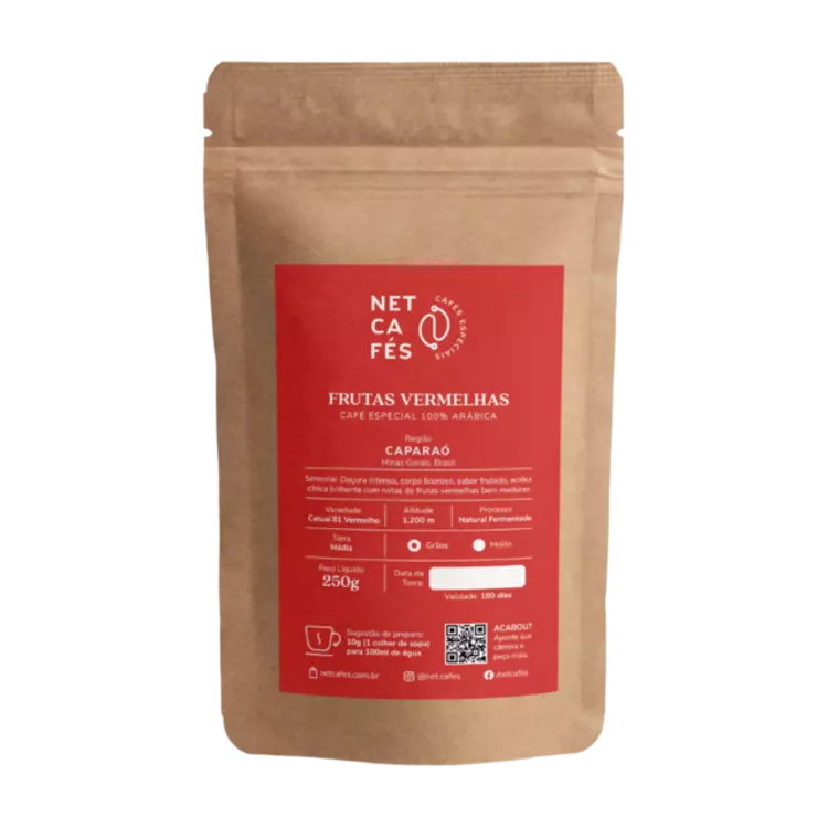 NETCAFÉS - Café Especial Frutas Vermelhas 250g